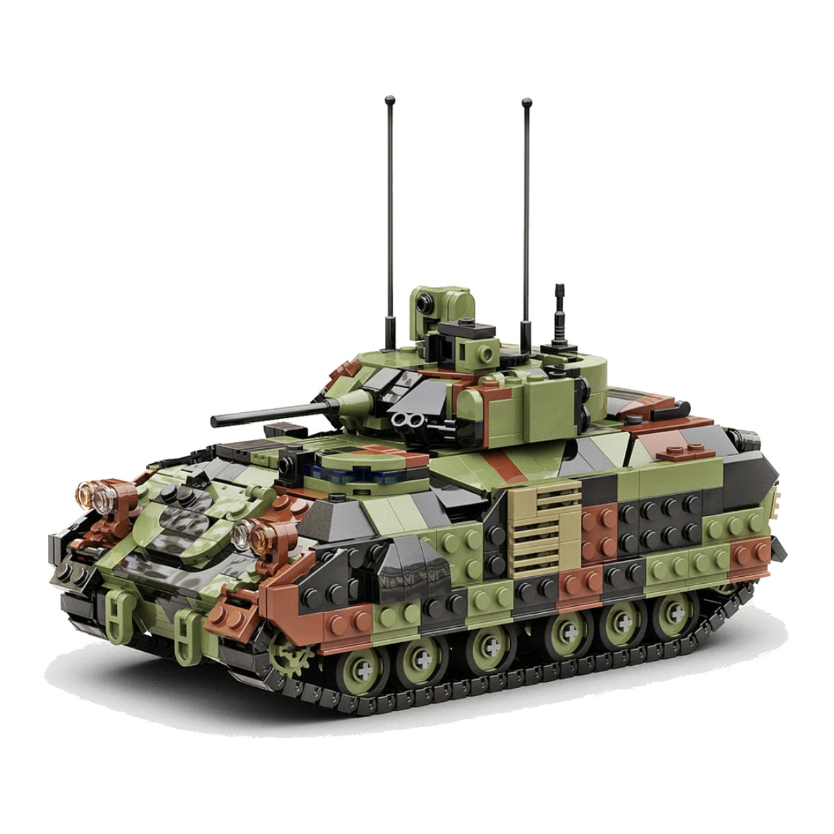 Bradley Combat Vehicle in NATO Three Colour Camouflage