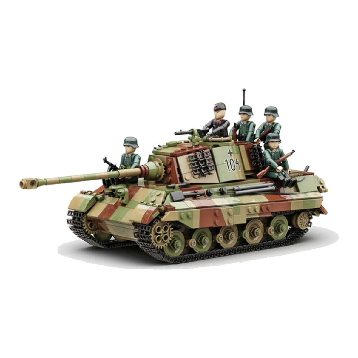 WW2 King Tiger +One Panzer Crew Midfigure