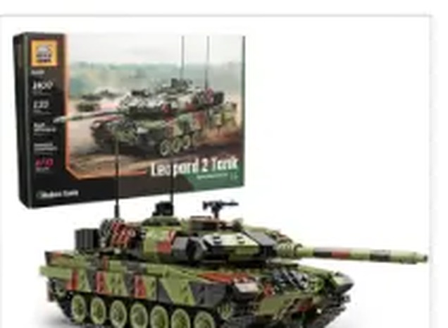 German Leopard 2a6 Main Battle Tank Lego Compatible