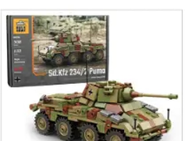 Camo Puma WW2 German Armoured Wheeled Vehicle Sd.Kfz. 234/2